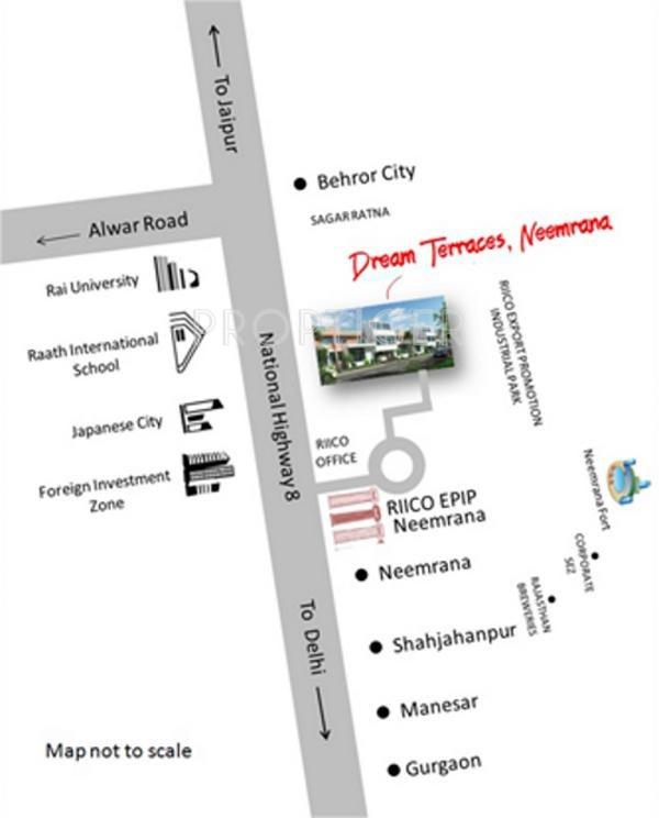 Images for Location Plan of Habitat Realtech Dream Terraces Villas