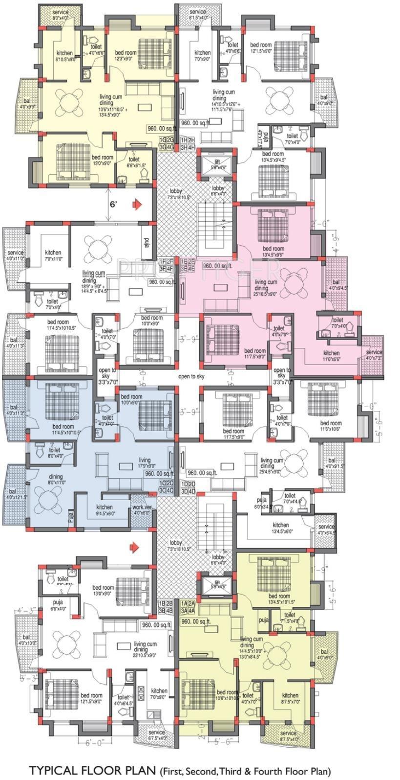 Images for Cluster Plan of Green Peace Lavender Park