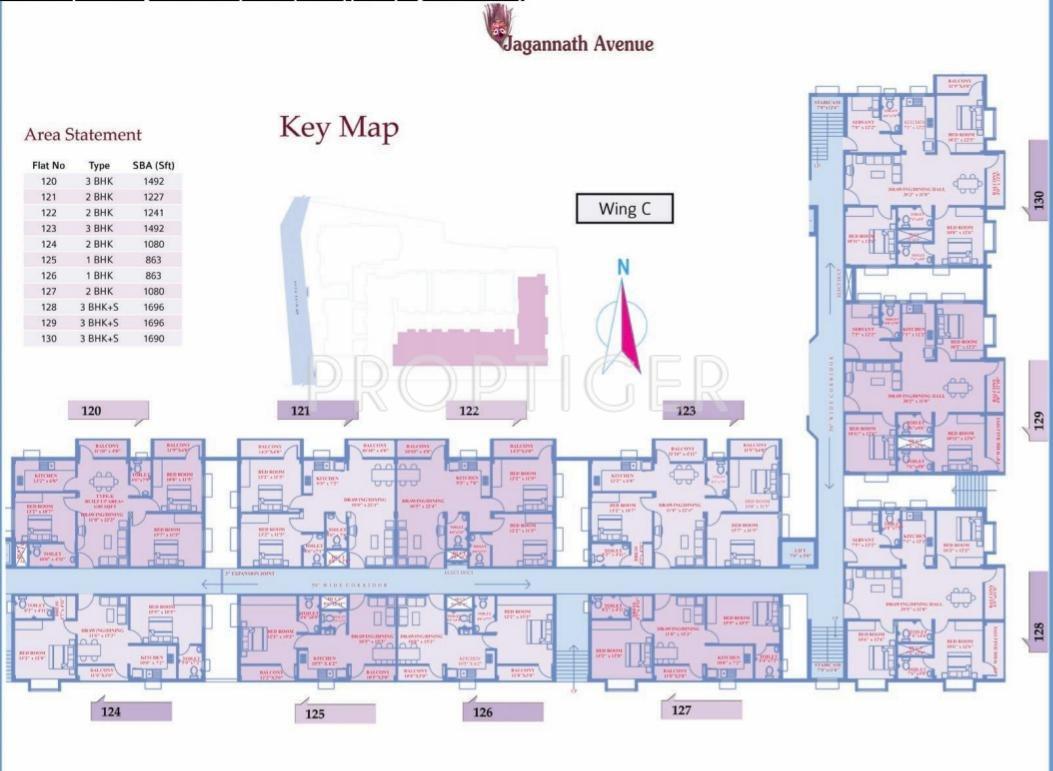 Decor Realty Jagannath Avenue Block C-Cluster Plan
