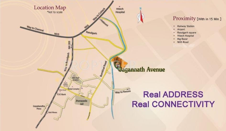 Decor Realty Jagannath Avenue Location Plan