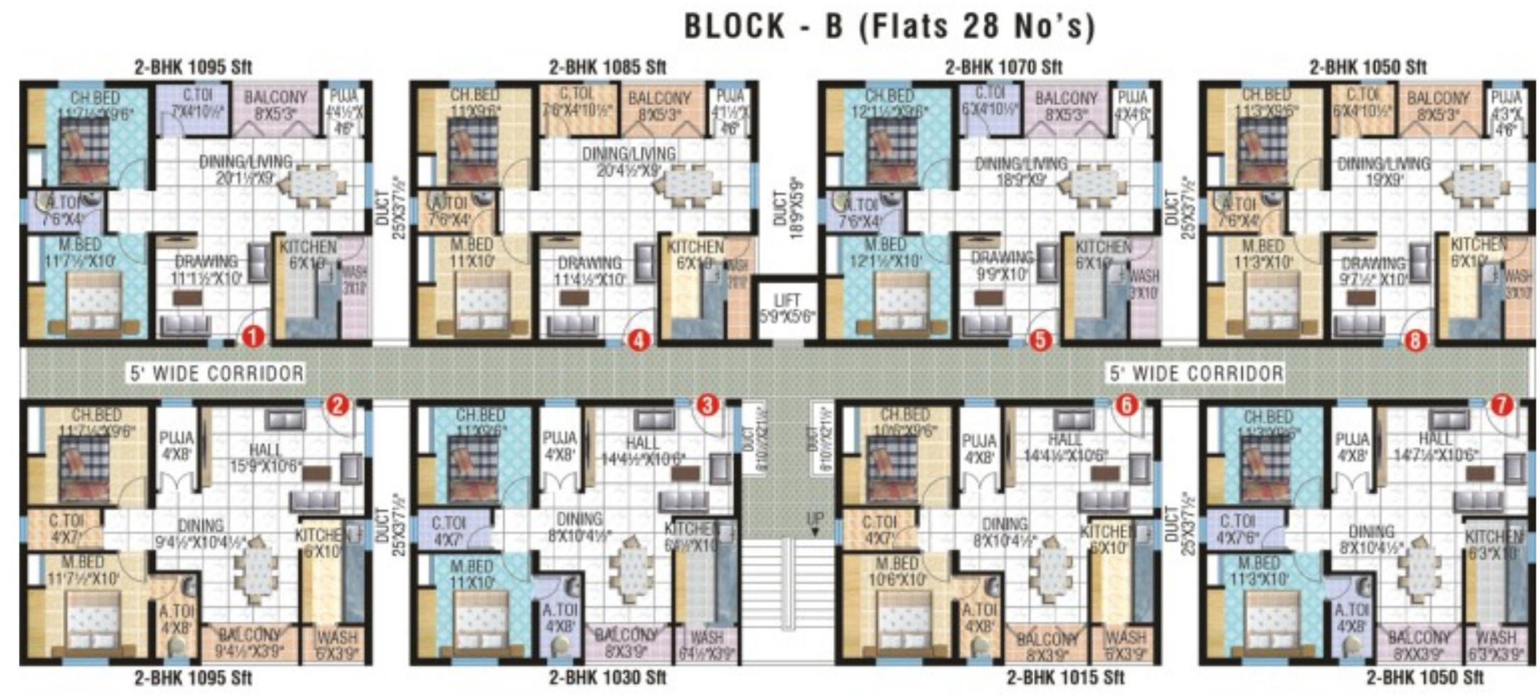 Images for Cluster Plan of Manju Thilakavathi Enclave