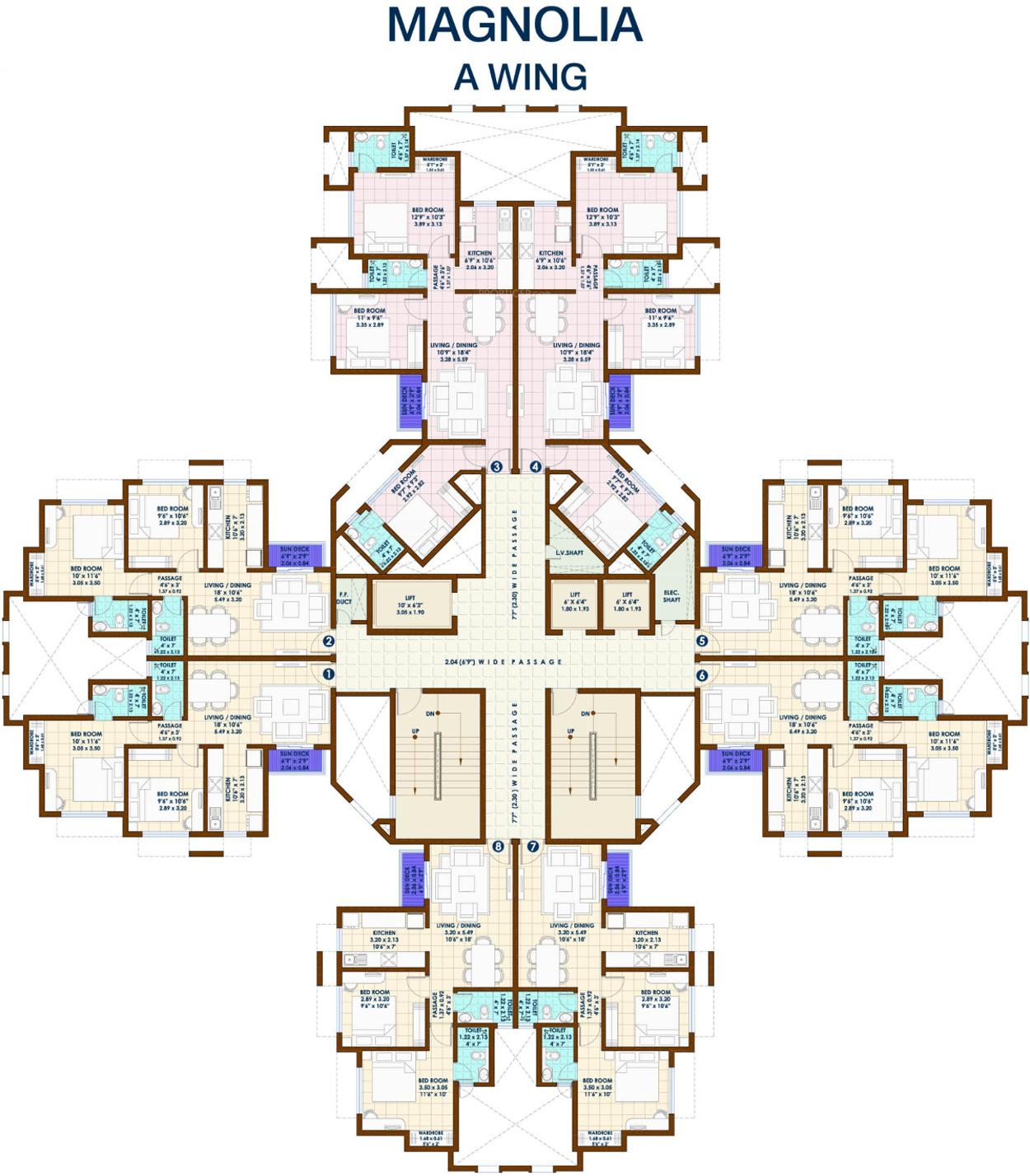 Images for Cluster Plan of Nirmal Lifestyle City Kalyan Magnolia A