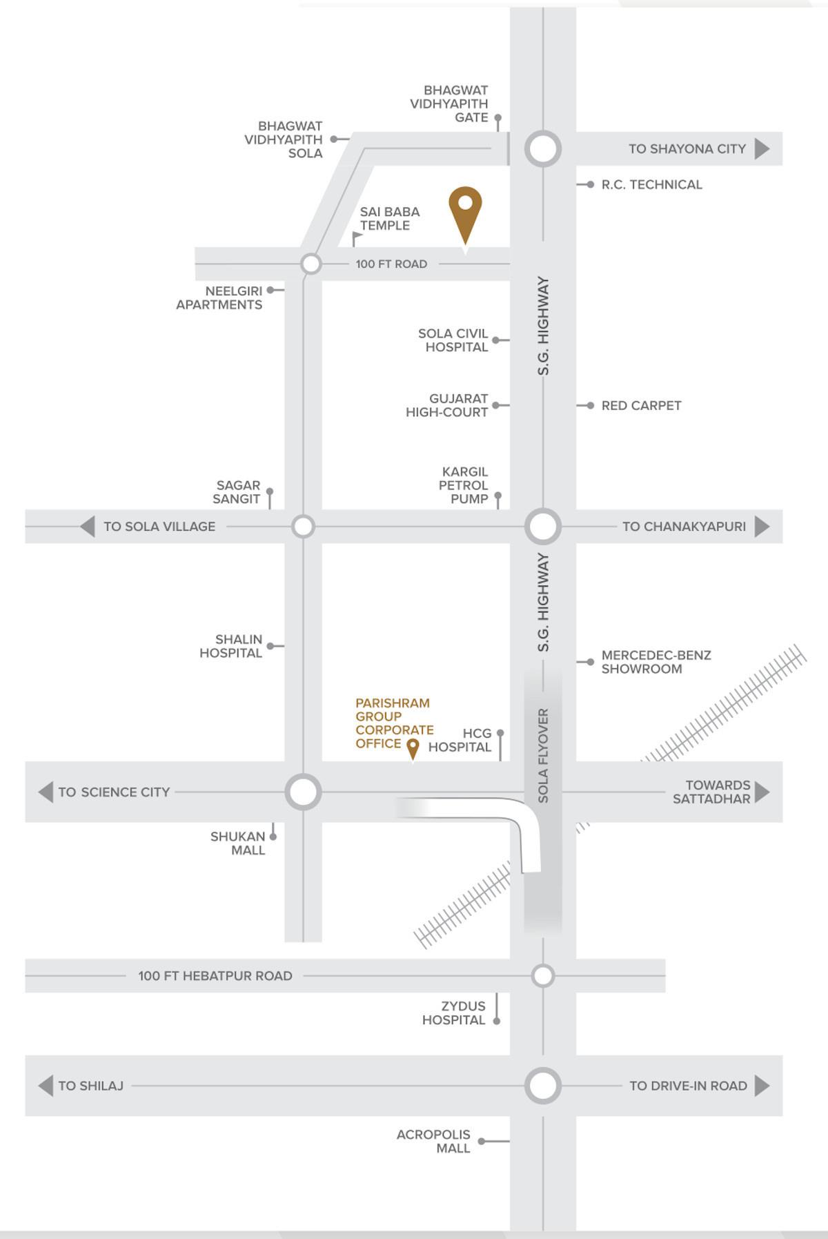 the-vivanta Location Plan