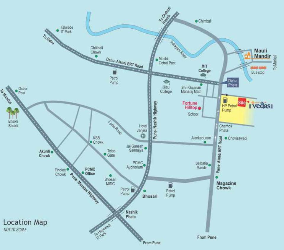 fortune-vedas-phase-i Location Plan