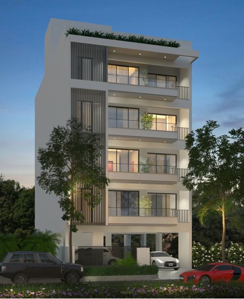 independent-floors-at-dlf-city-phase-iii Elevation
