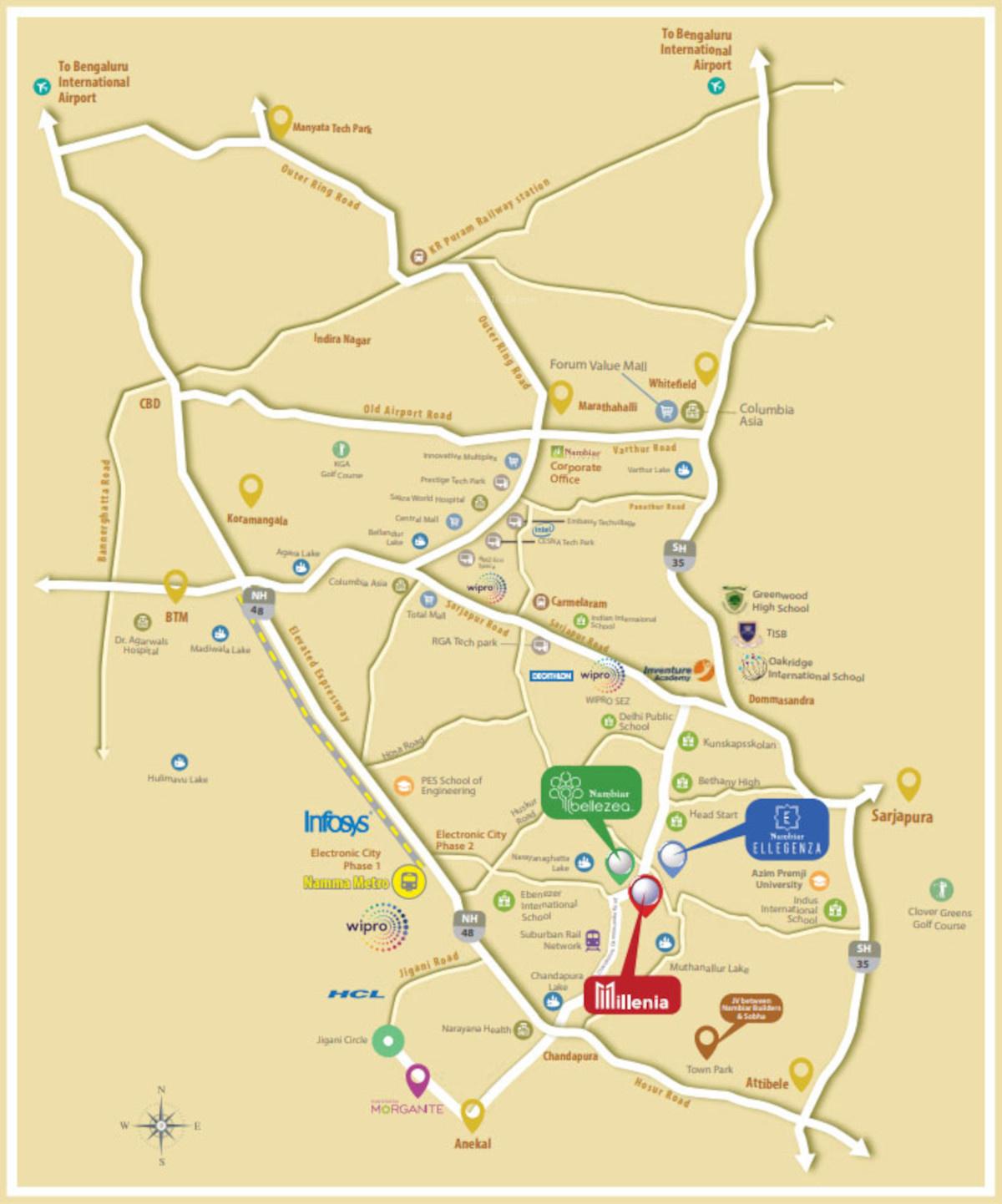 ellegenza-phase-i-extension Location Plan