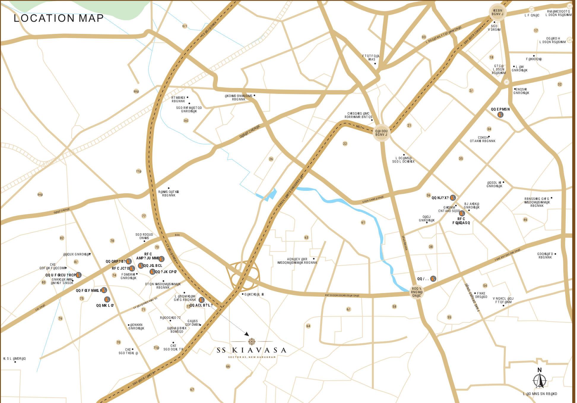 kiavasa Location Plan
