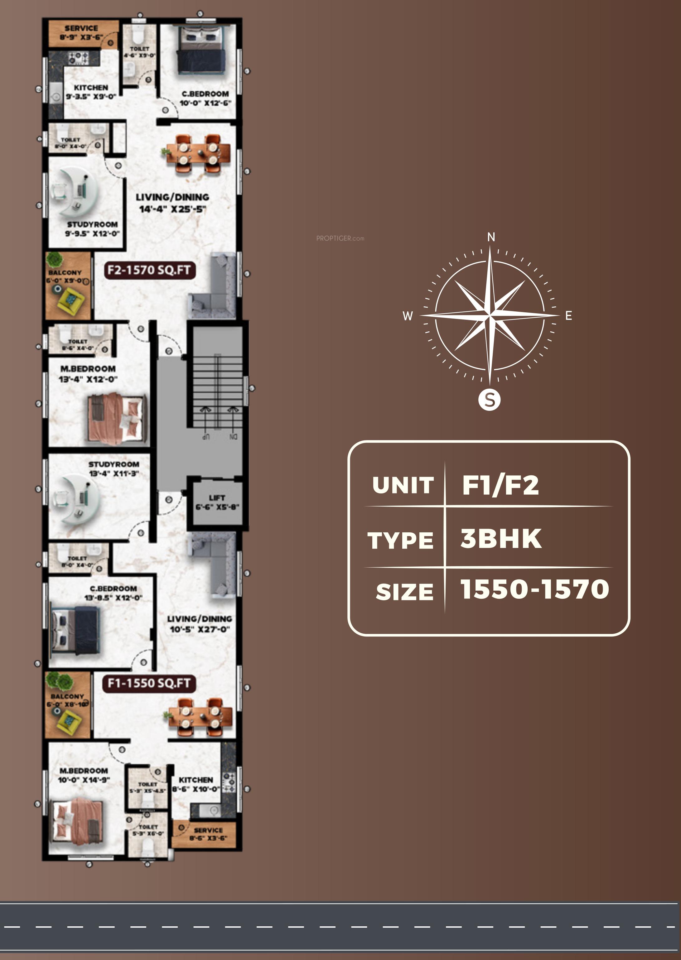 versatile Versatile Cluster Plan for 1st Floor