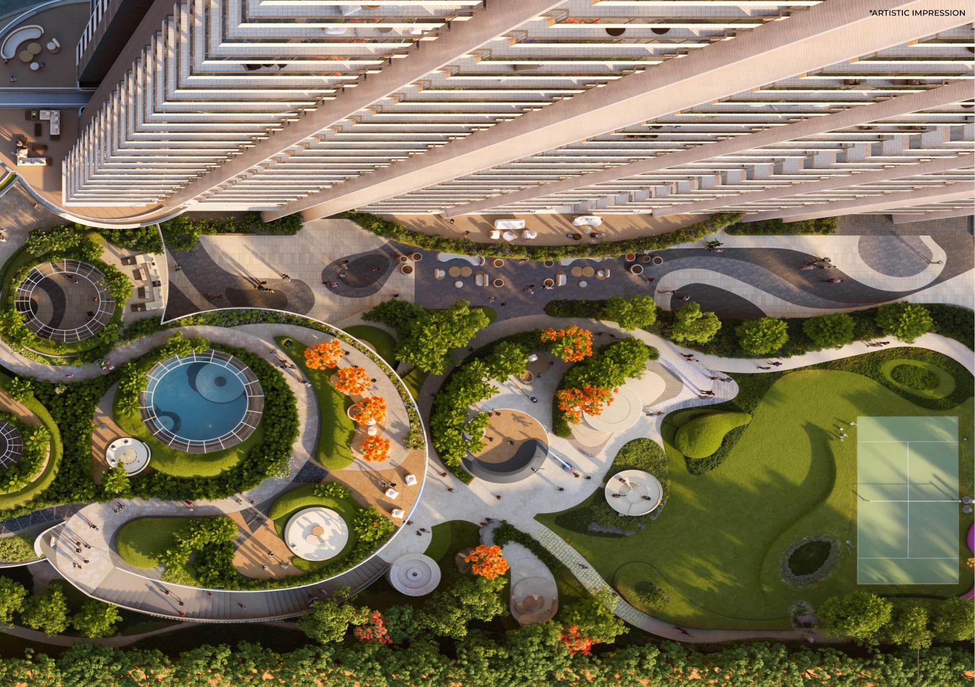 elaira-residences Landscape Garden and Tree Planting