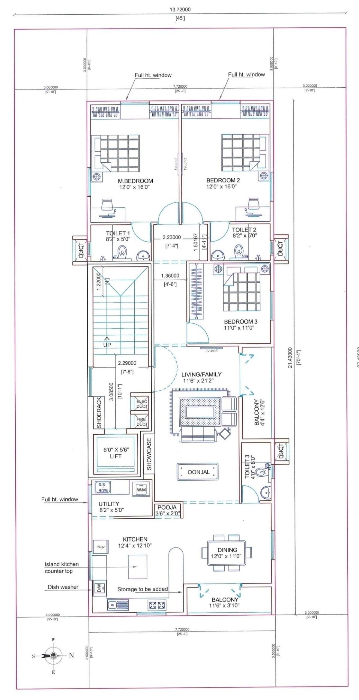 radika Ramaniyam Radika Cluster Plan for Typical Floor