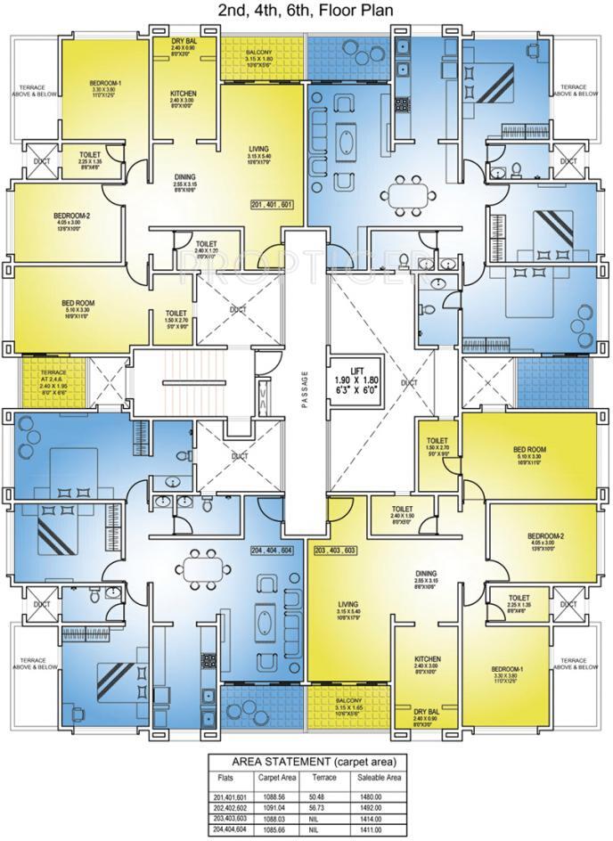 Images for Cluster Plan of Nandan Buildcon Astra