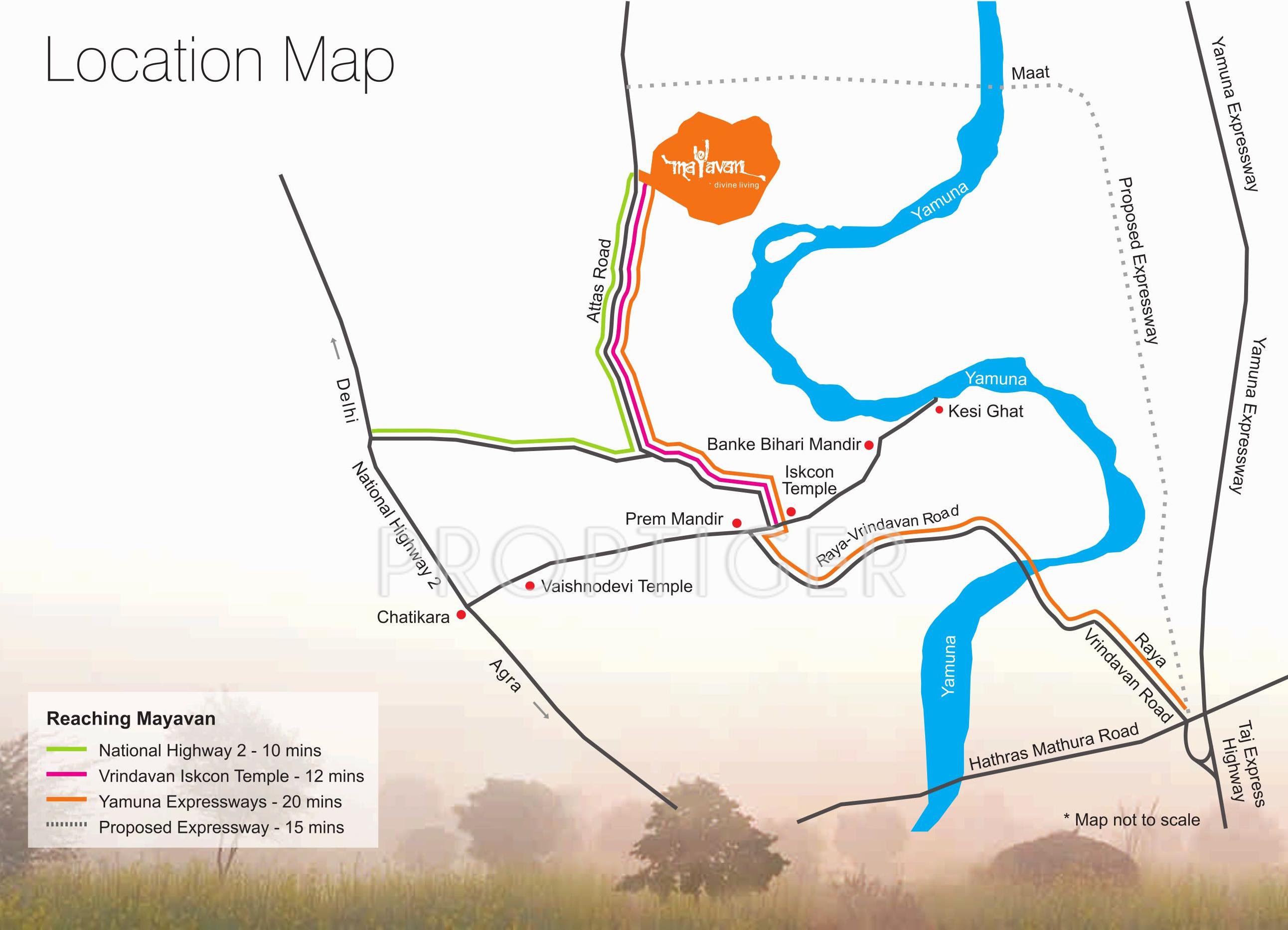 Images for Location Plan of Brajbhumi Mayavan Plots