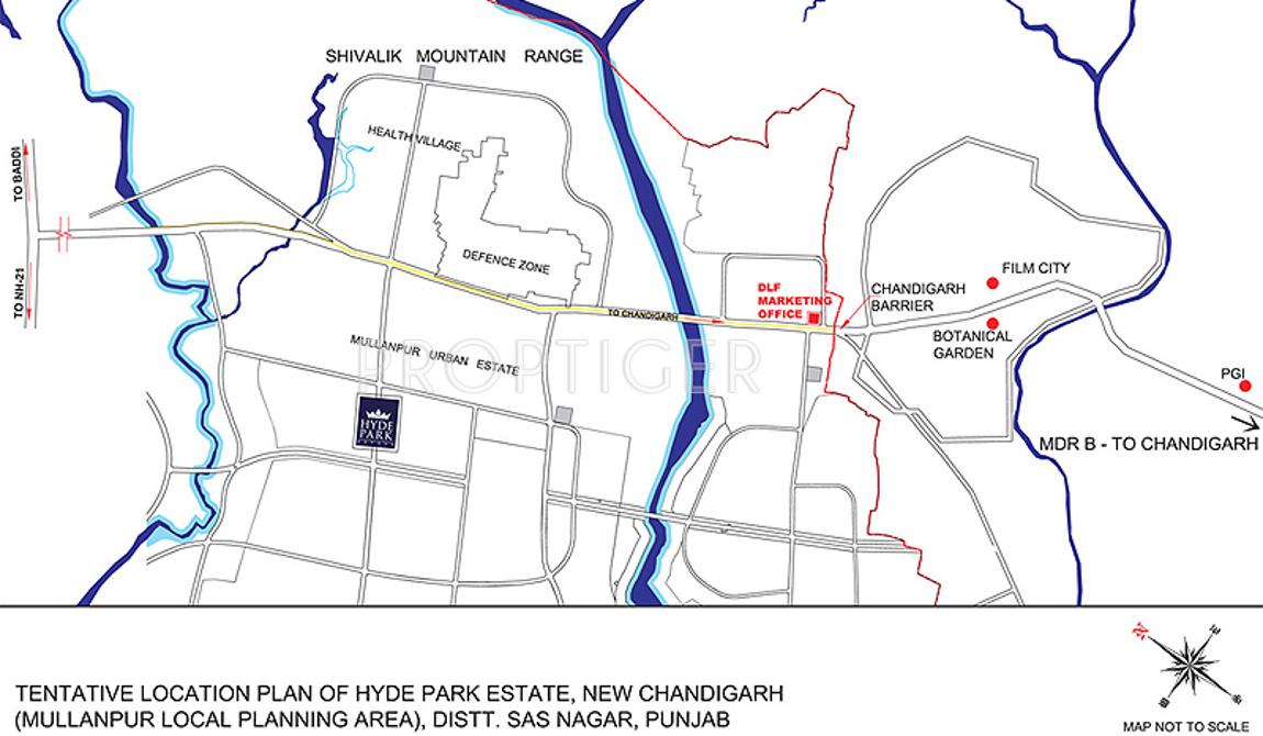 Images for Location Plan of DLF Hyde Park Plot