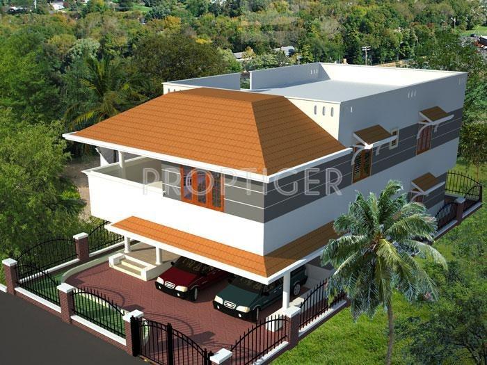 Images for Elevation of Aswathy Housing Aswathy Gardens Villa