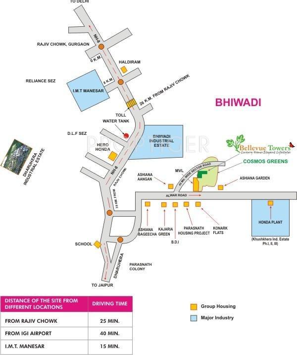 Oxirich Construction Towers Location Plan