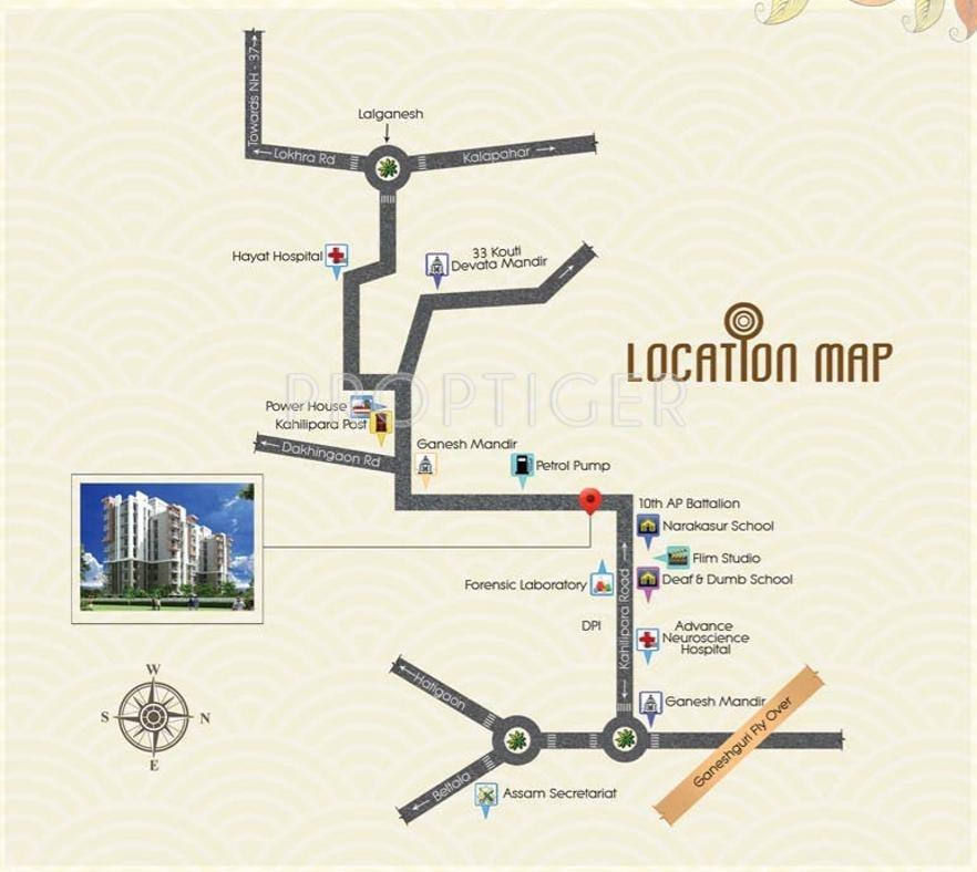 residency Images for Location Plan of Uttarayan Developers Pvt Ltd Residency