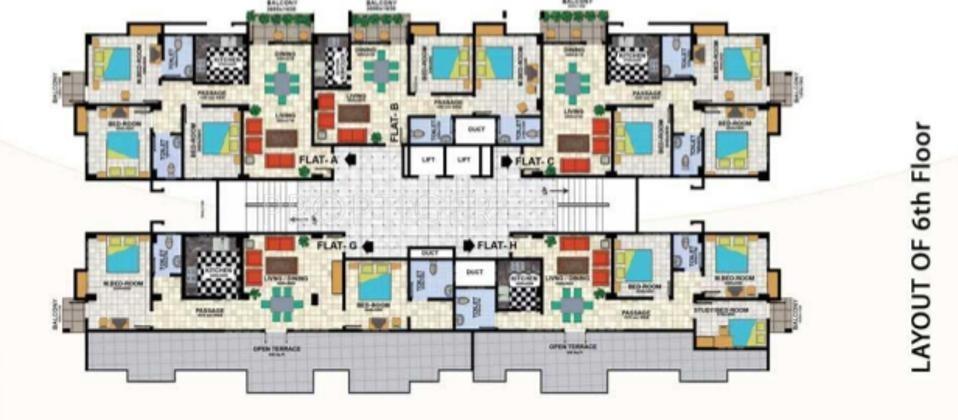 Images for Cluster Plan of Uttarayan Developers Pvt Ltd Heights