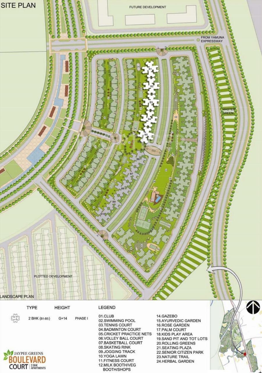 Images for Site Plan of Jaypee Boulevard Court