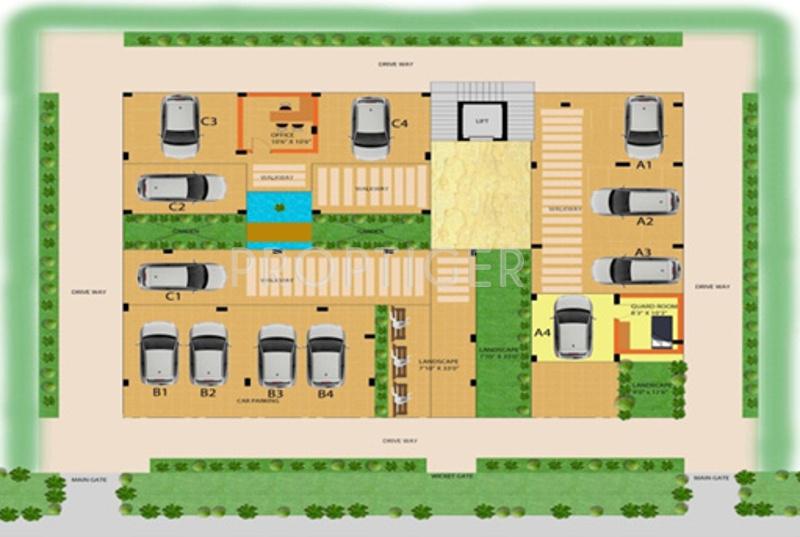 ssb-builders sai-padham Sai Padham Cluster Plan for Ground Floor