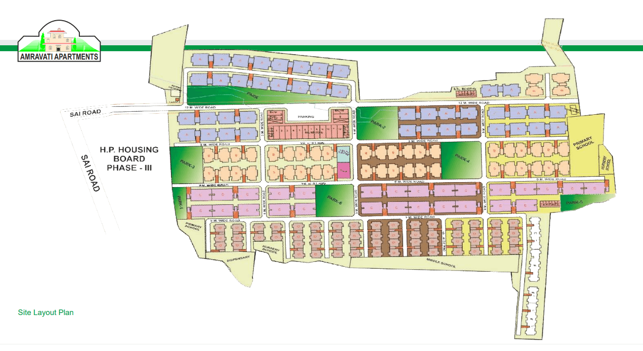 amravati-apartments Layout Plan