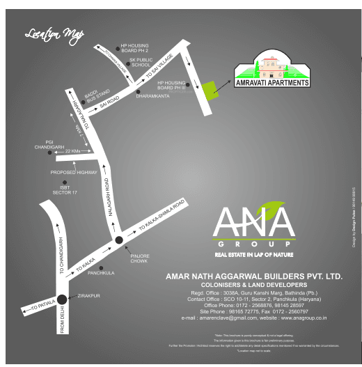 amravati-apartments Location Plan
