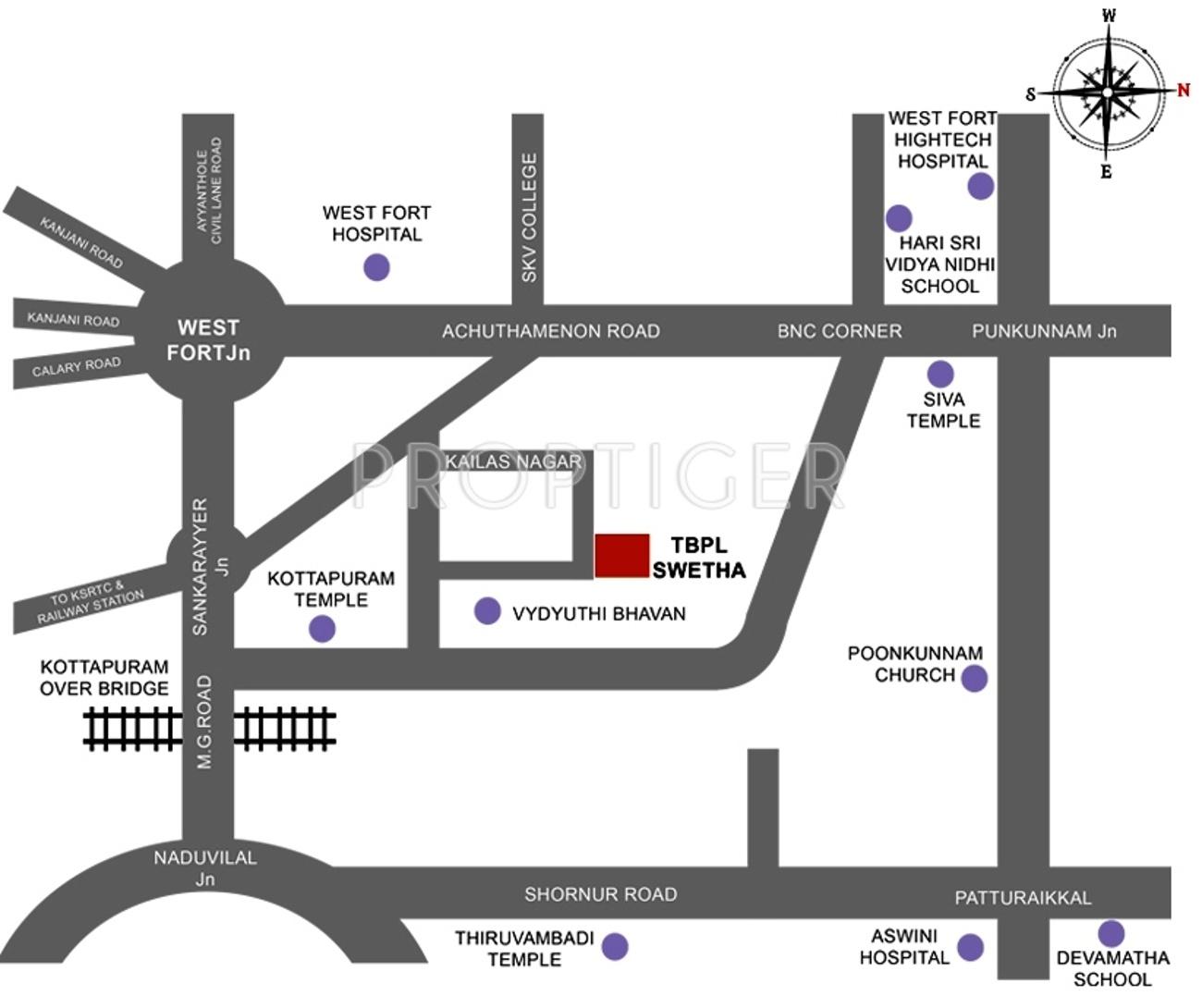 Images for Location Plan of TBPL Swetha Residency Block I