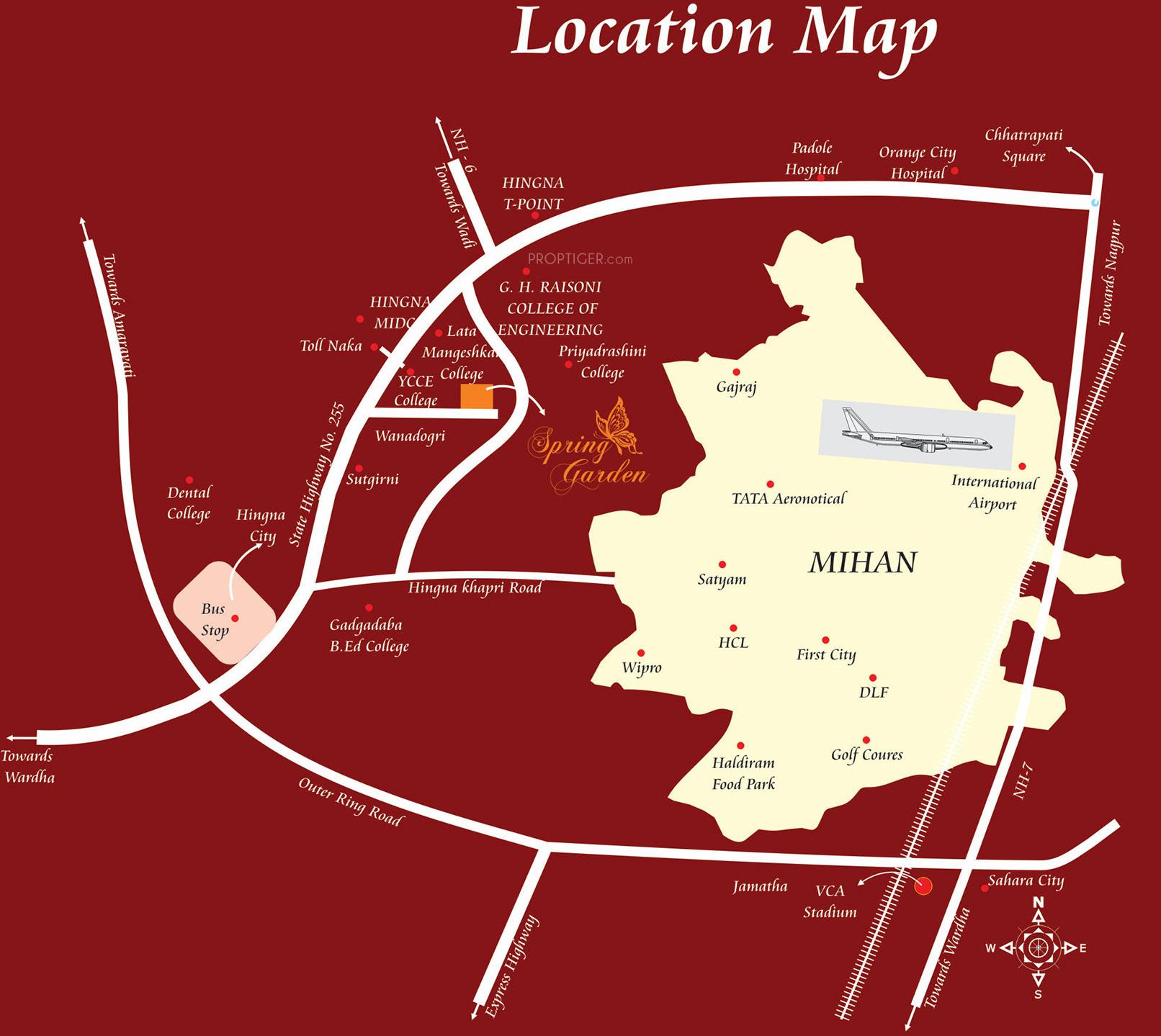 Images for Location Plan of Pushkar Spring Garden Apartment Phase I