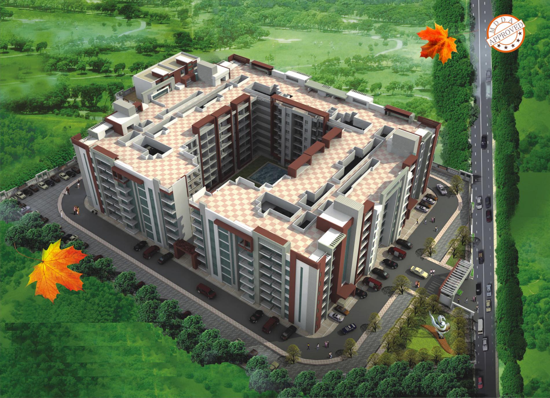 mahalaxmi-buildwell lord-krishna-residency Elevation