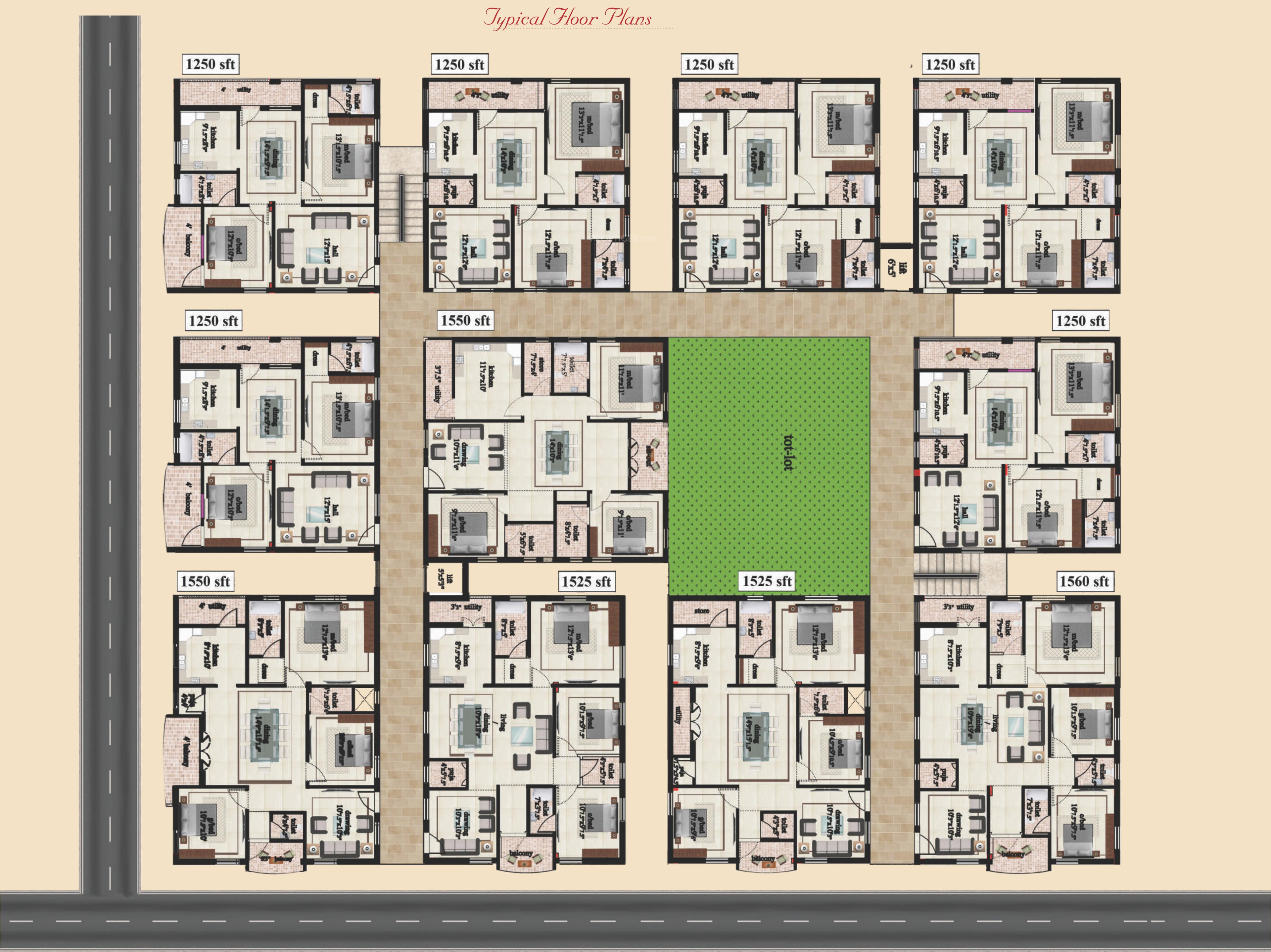 Images for Cluster Plan of Parkville Lakshmi Nivas