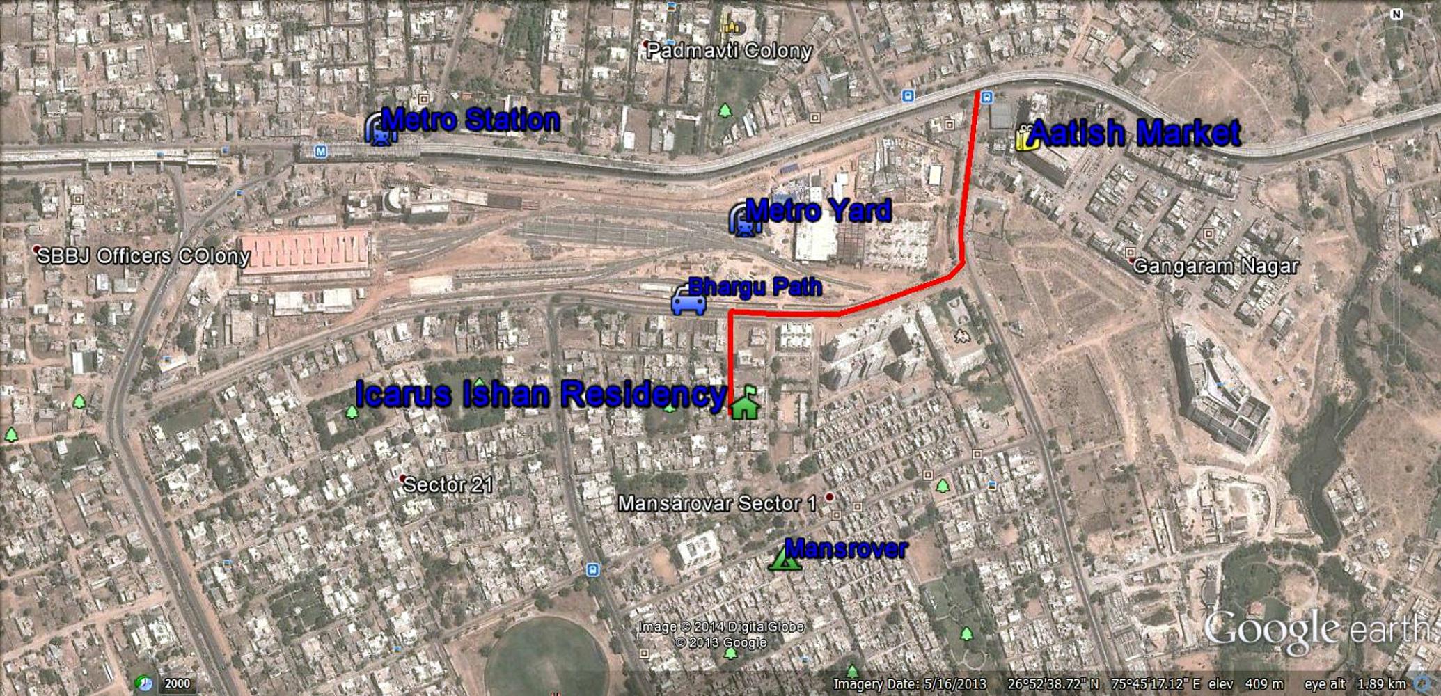 Images for Location Plan of Icarus Builders Ishan Residency